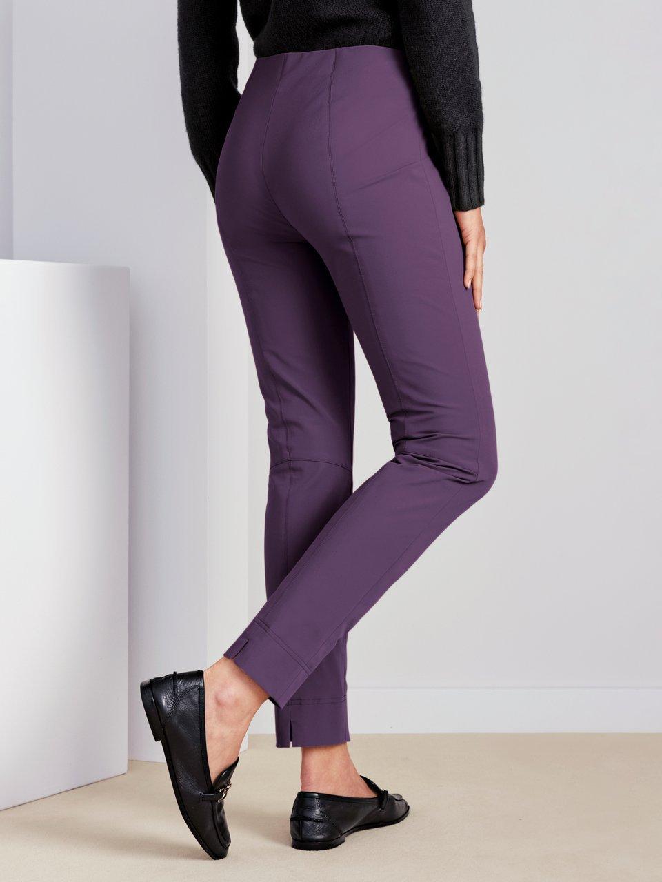 Enkellange broek model Penny Van Raffaello Rossi paars