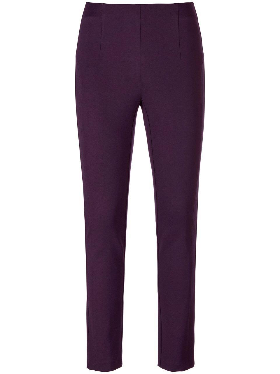 Peter Hahn Enkellange jersey broek pasvorm Sylvia Van  paars
