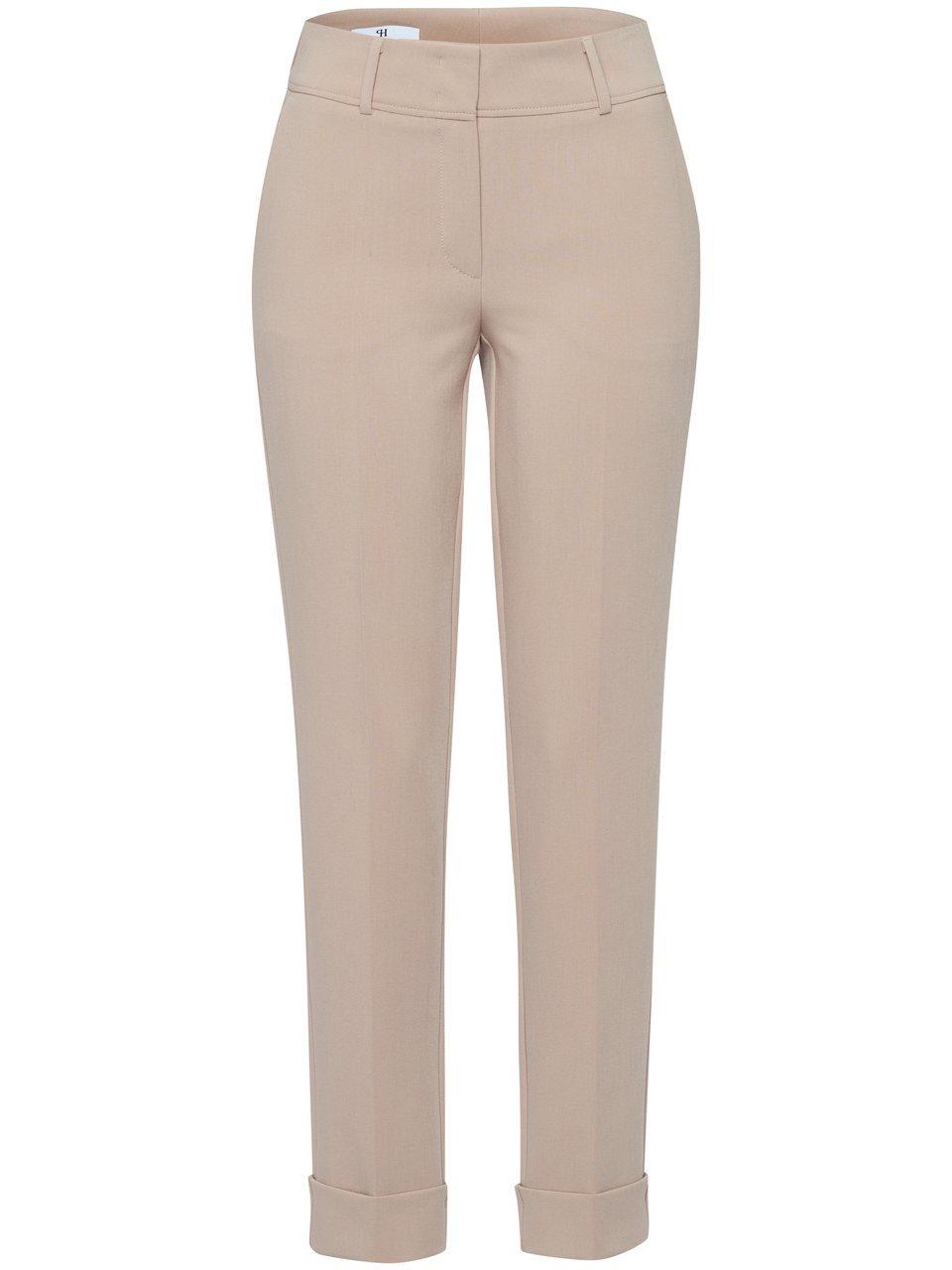 Enkellange broek persplooien Van Fadenmeister Berlin beige