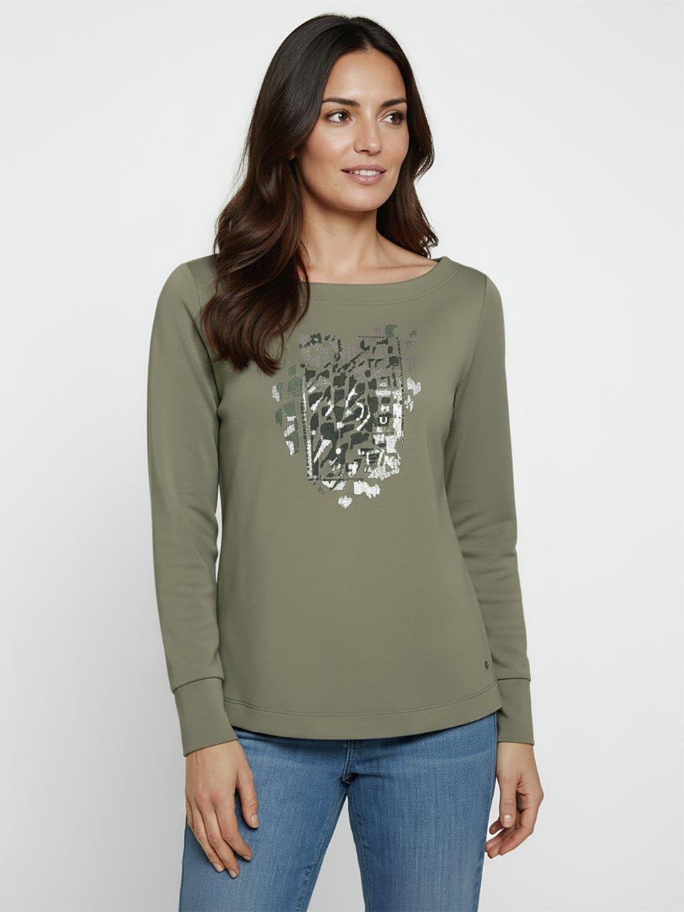 BASLER - Sweatshirt mit U-Boot-Ausschnitt
