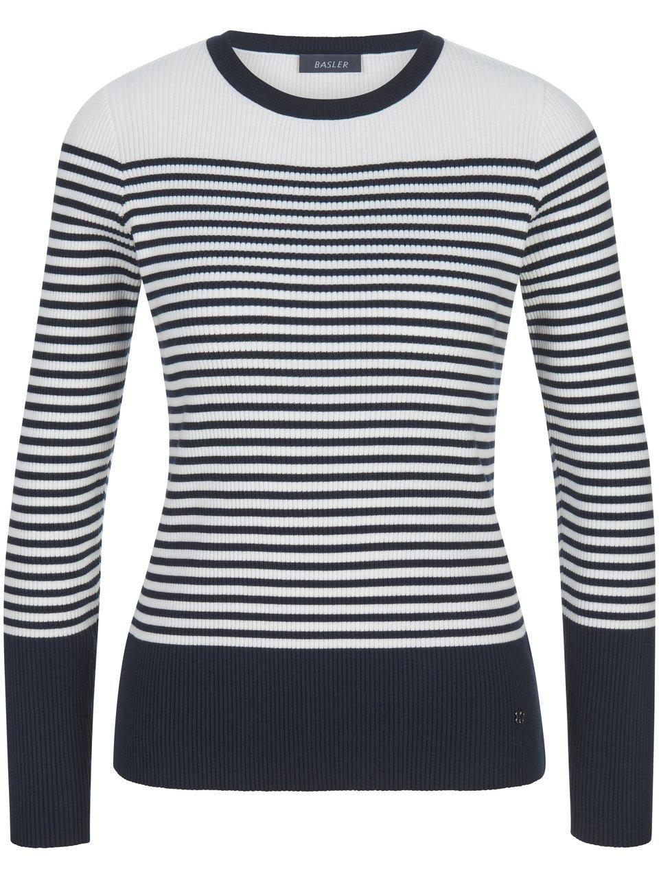 Streifenpullover BASLER blau günstig online kaufen