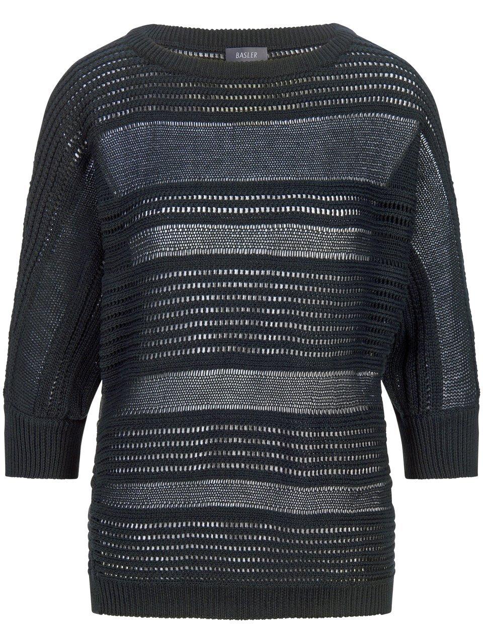 Thumbnail - Basler - Strickpullover, schwarz, Gr. 38 / S - Baumwolle