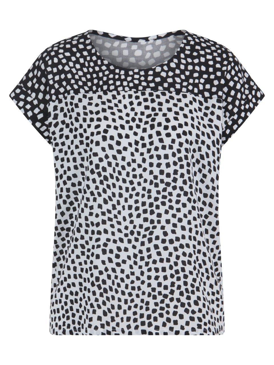 Tupfen-Bluse Peter Hahn schwarz günstig online kaufen