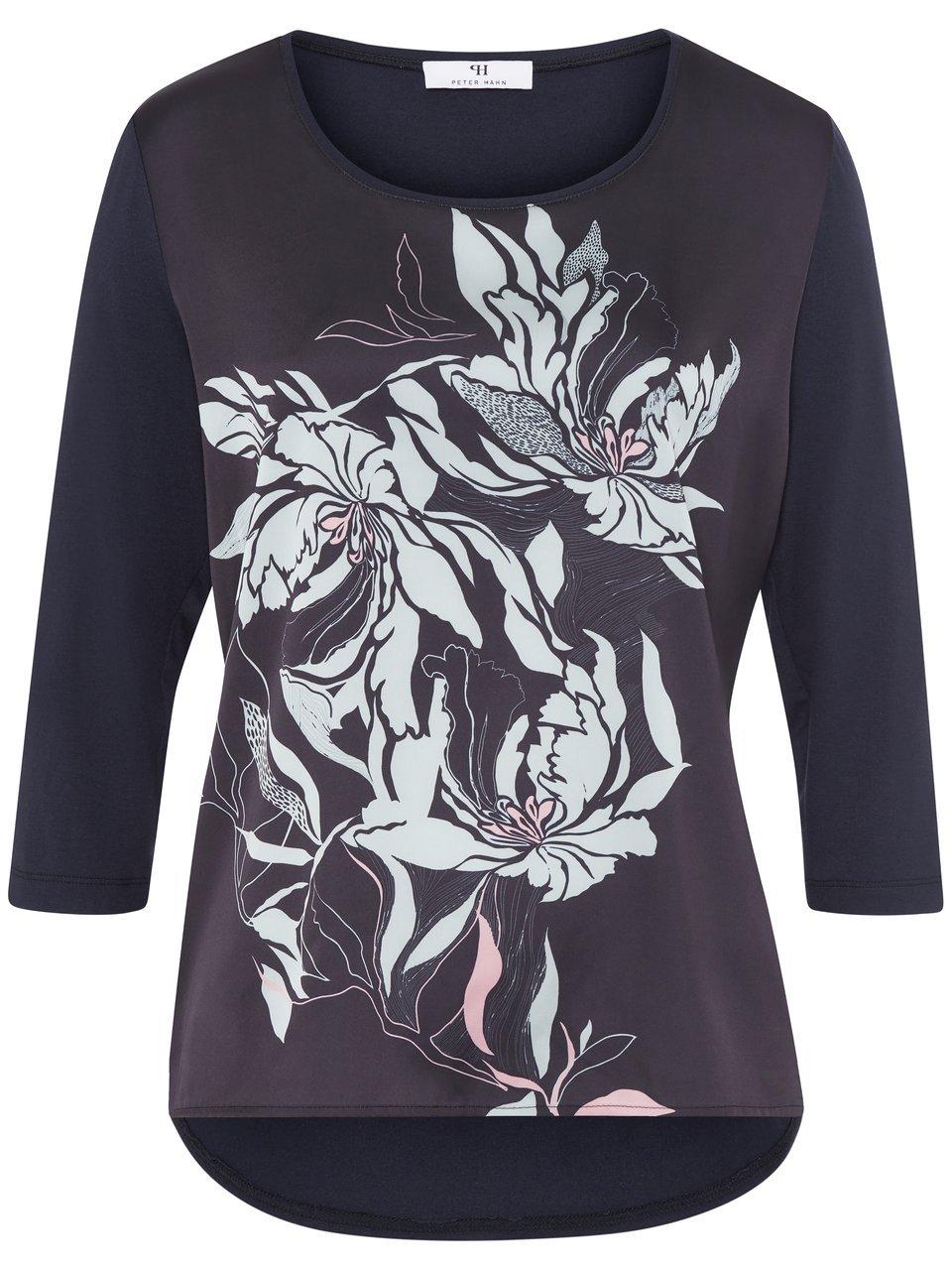 Rundhals-Shirt 3/4-Arm Peter Hahn blau günstig online kaufen