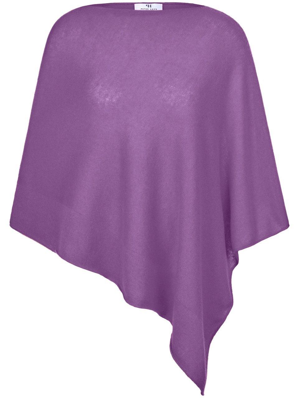 Poncho 100% kasjmier Van Peter Hahn Cashmere paars