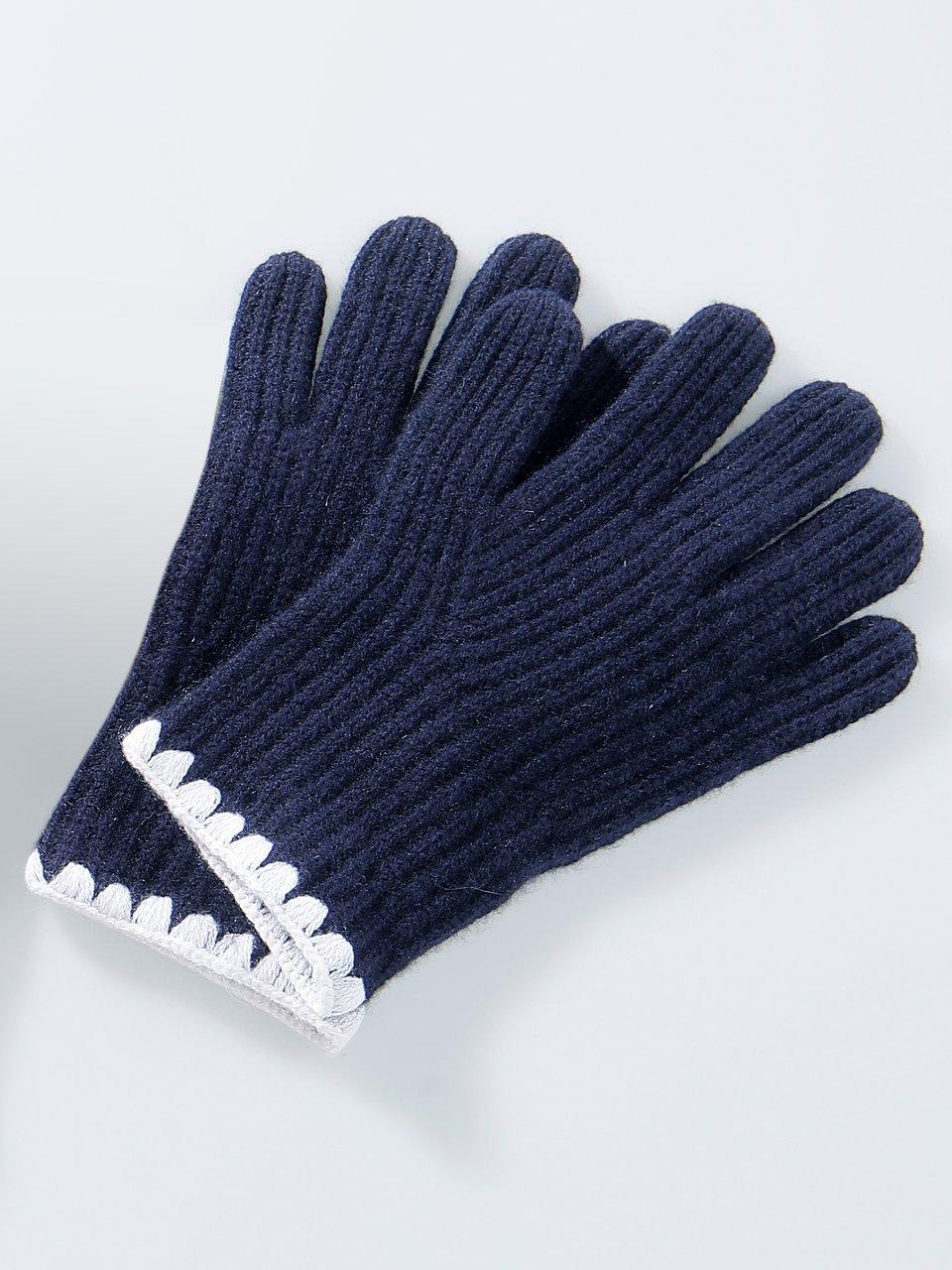 Handschoenen Van Peter Hahn Cashmere blauw