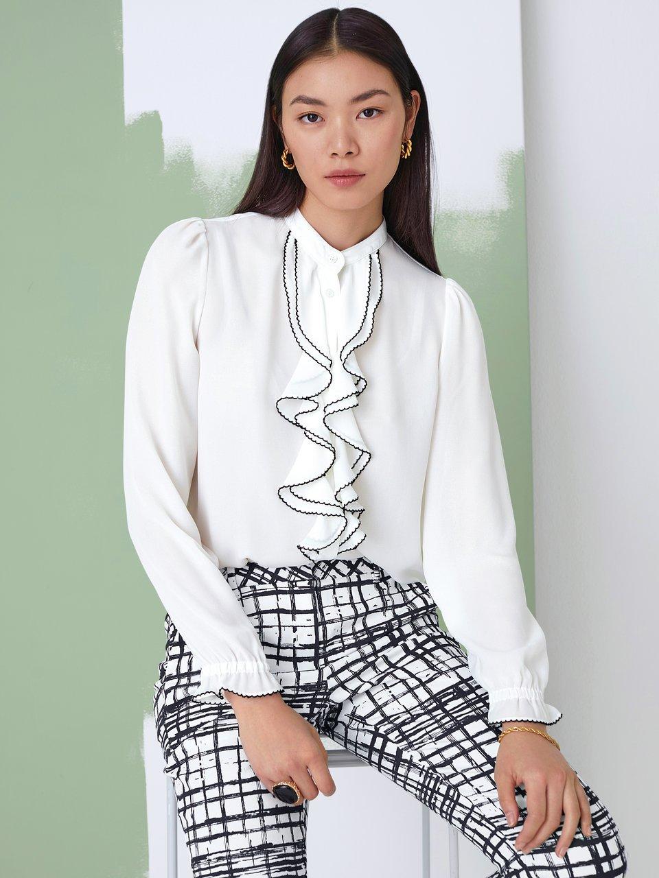 Uta Raasch - Blouse met opstaande kraag