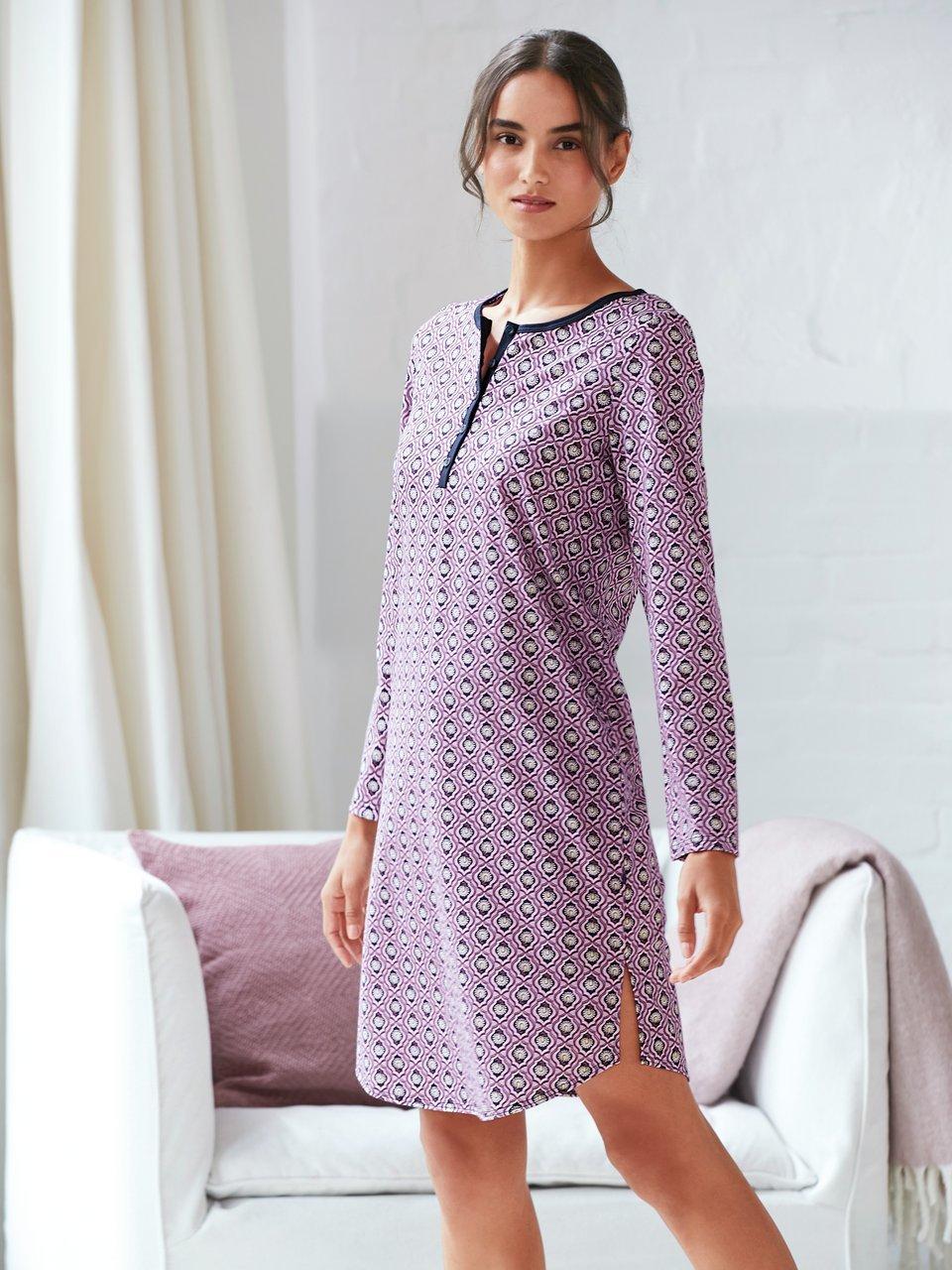 Calida La chemise de nuit bleu nuit multicolore