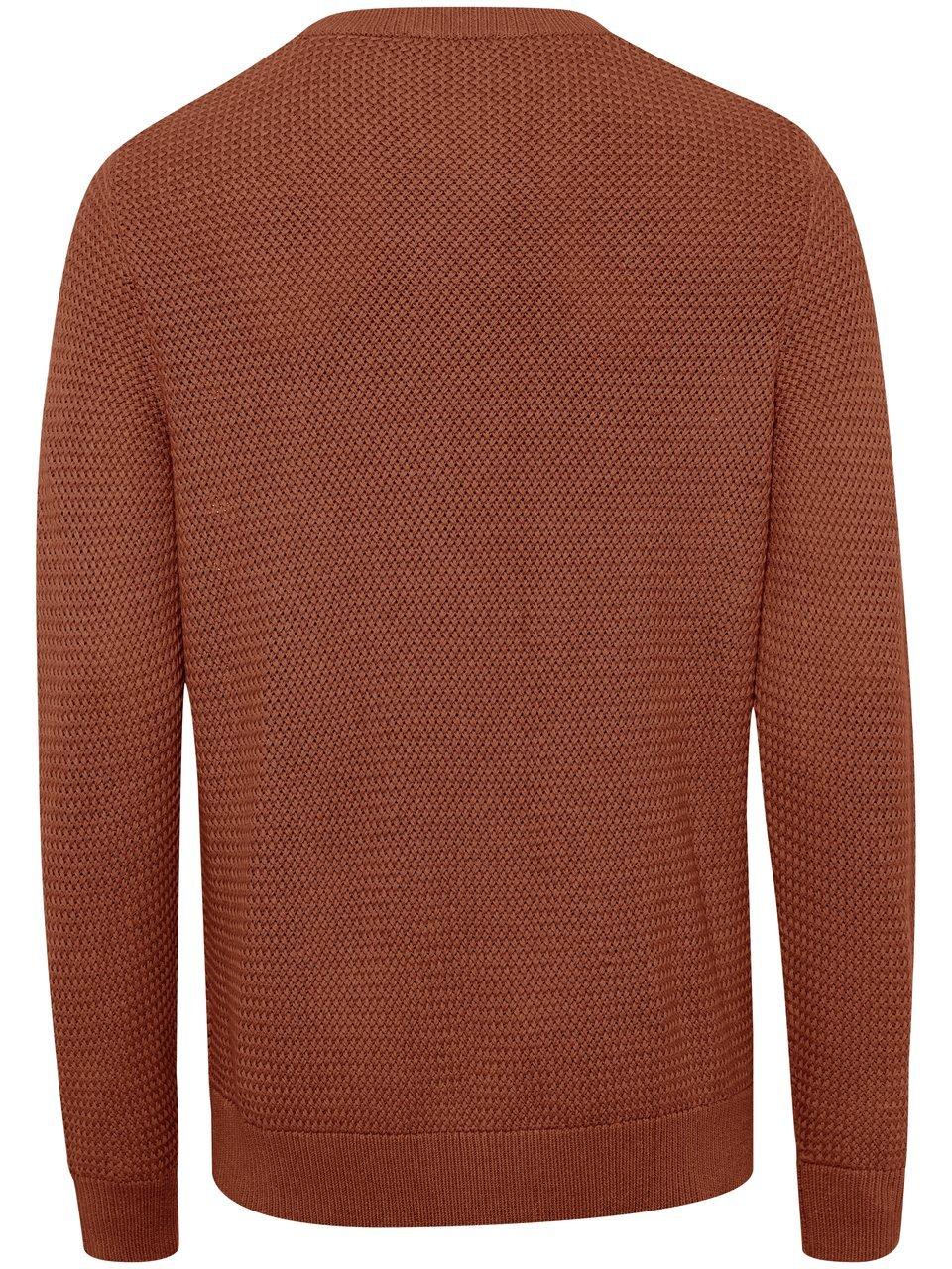 Thumbnail - Rundhals-Pullover Louis Sayn braun