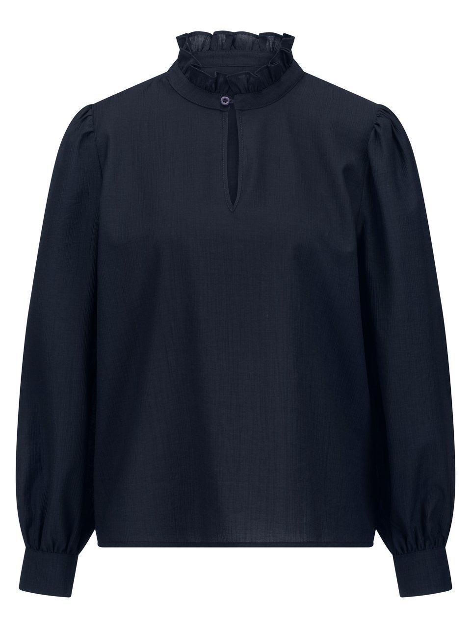 Bluse zum Schlupfen Peter Hahn blau günstig online kaufen