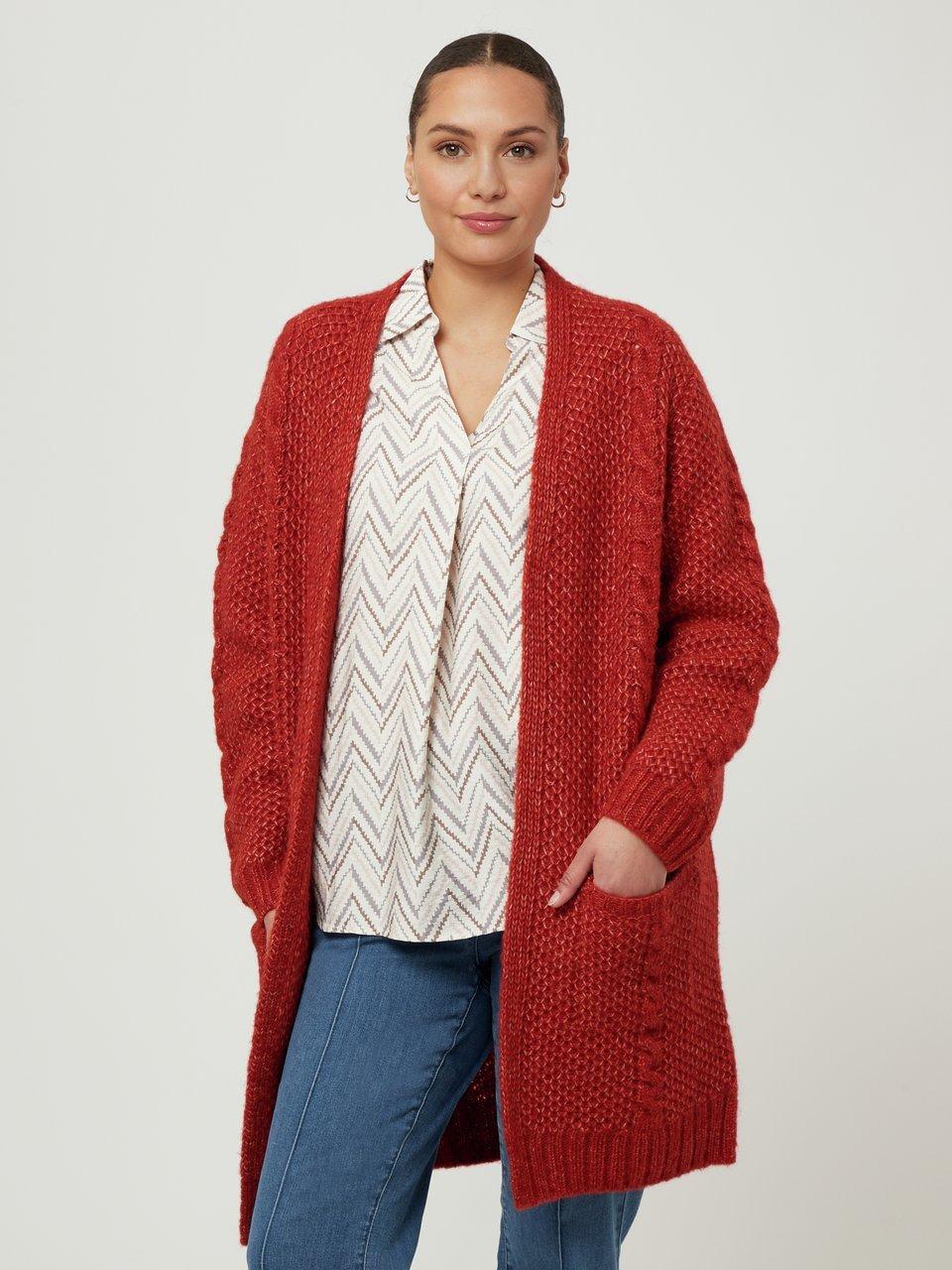 Inkadoro - Long-Strickjacke