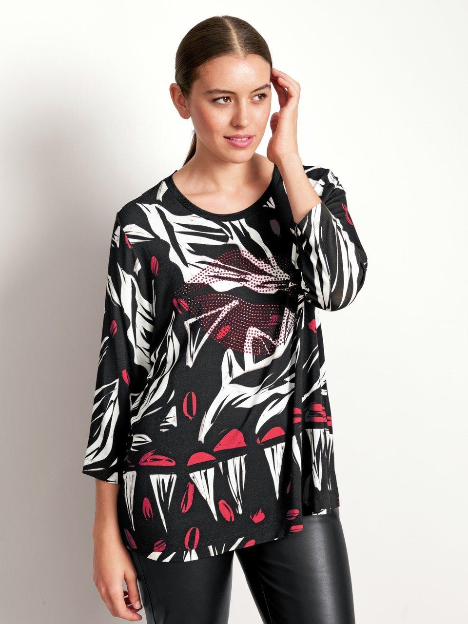 frapp - Rundhals-Shirt mit 3/4-Arm