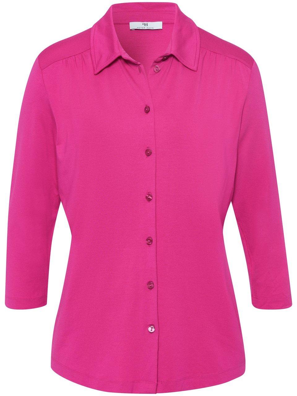 Thumbnail - Peter Hahn - Jersey-Bluse mit 3/4-Arm, pink, Gr. 48 / XL