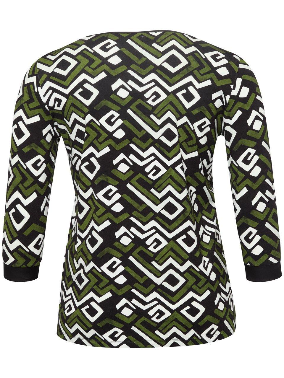 Thumbnail - Rundhals-Shirt 3/4-Arm Anna Aura grün