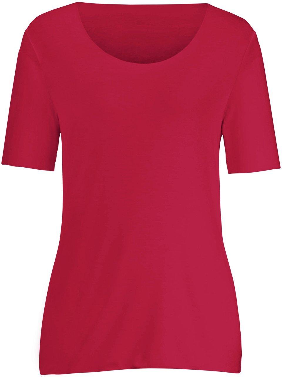 Thumbnail - Peter Hahn - Rundhals-Shirt mit langem 1/2-Arm, rot, Gr. 42 / M
