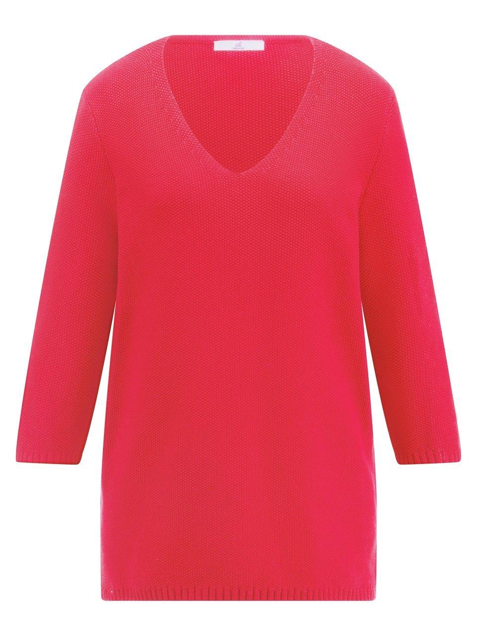 V-Pullover 3/4-Arm Emilia Lay pink günstig online kaufen