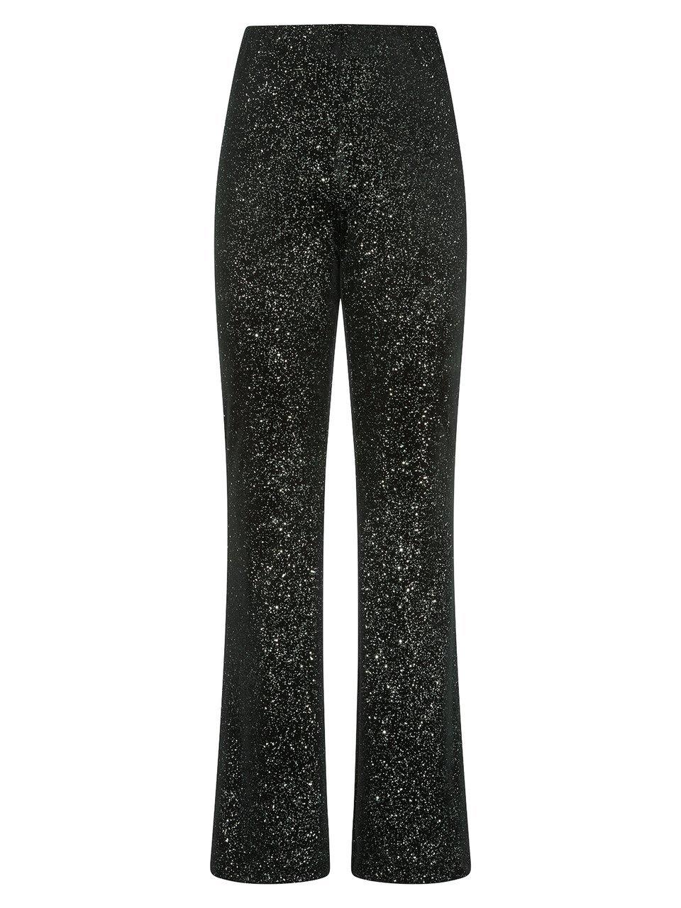 Flared-Samt-Hose Riani schwarz günstig online kaufen