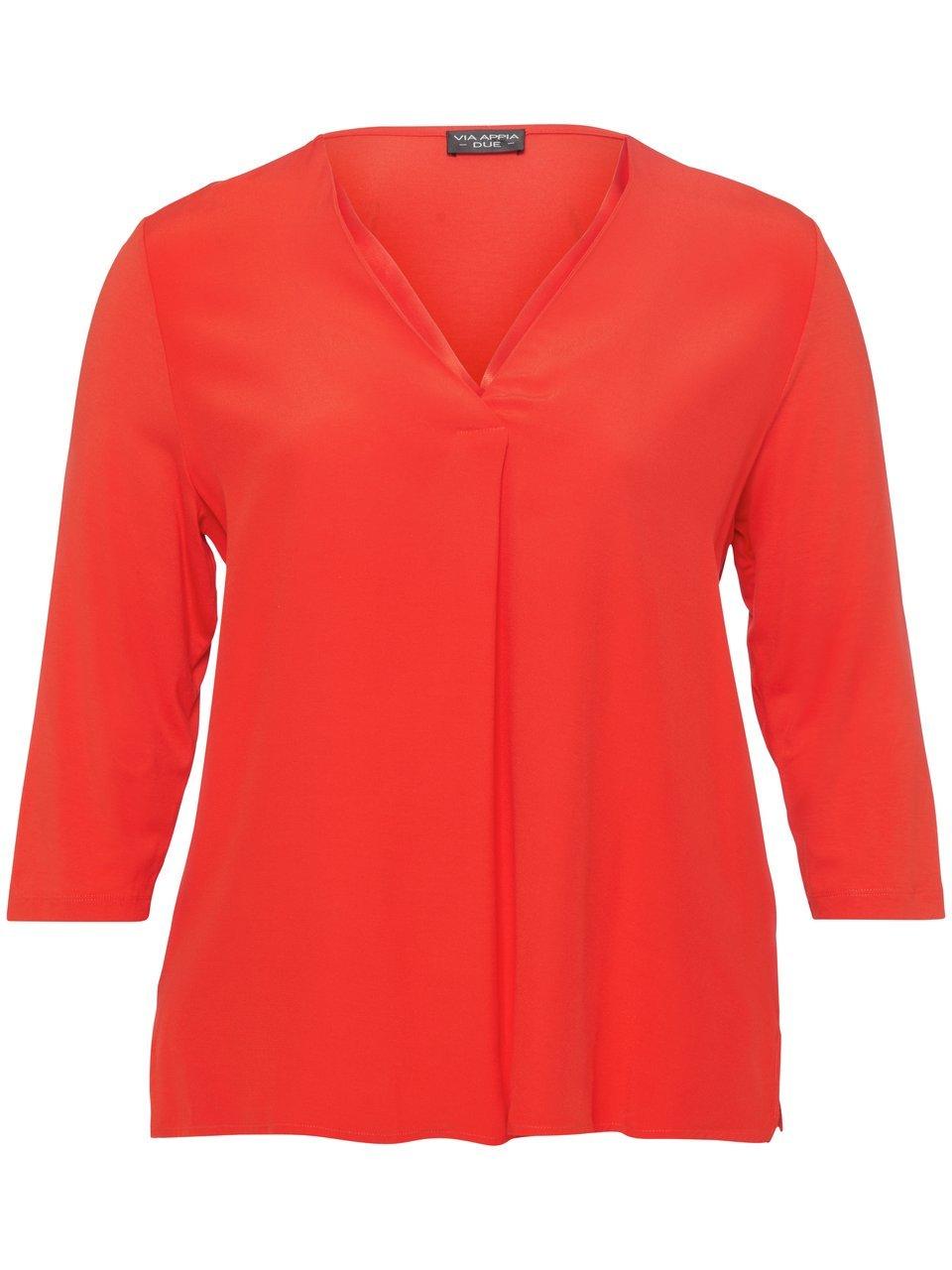 Blouse V-hals Van Via Appia Due oranje