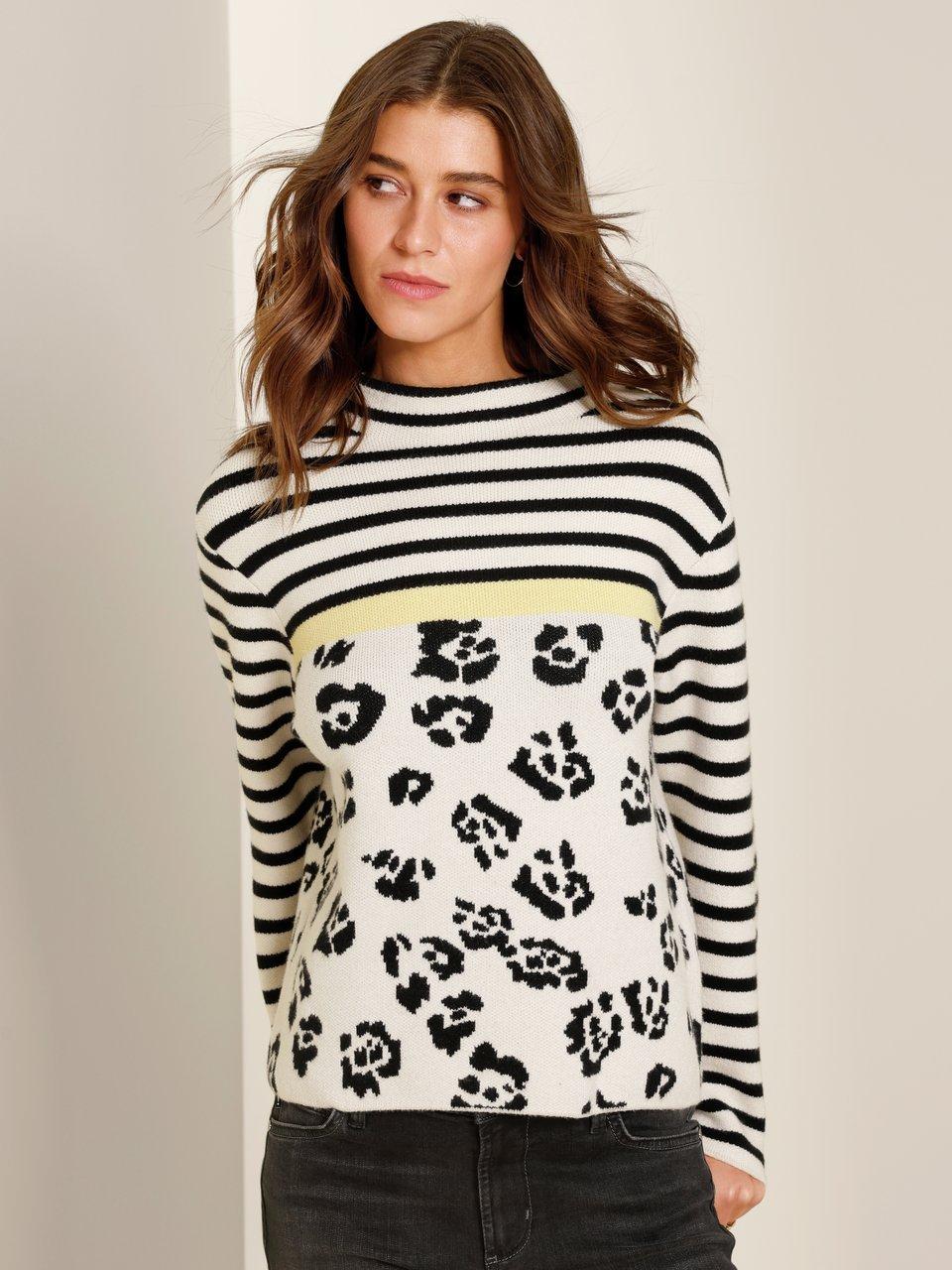 oui - Pullover mit Stehkragen
