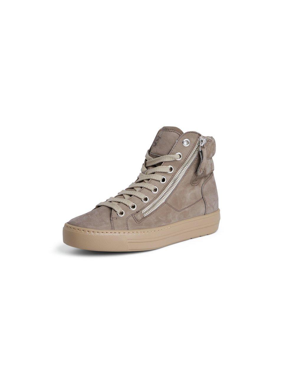 Enkelhoge sneakers rits Van Paul Green beige