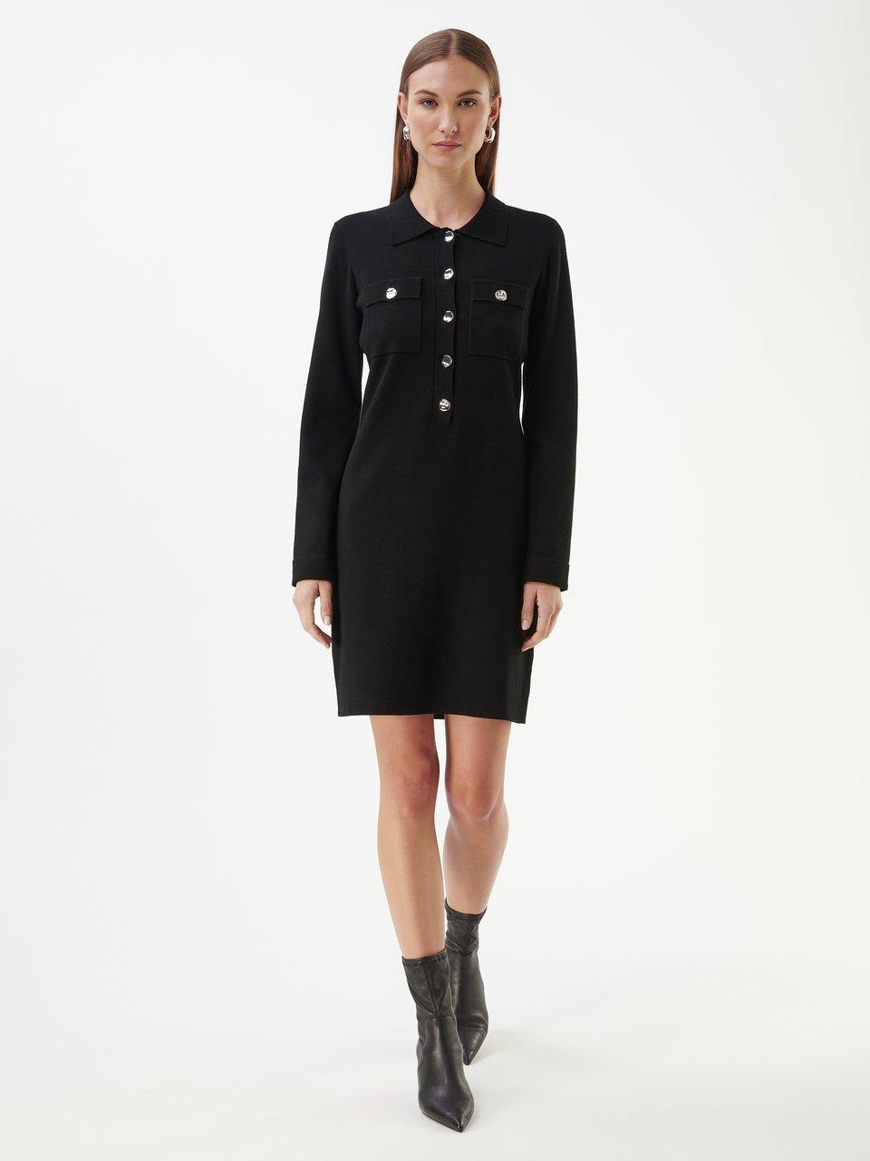 Lange effen winterjurk voor dames, wollen gebreide truien, halverwege de kuit, pullovers met rolkraag, Beige, XL