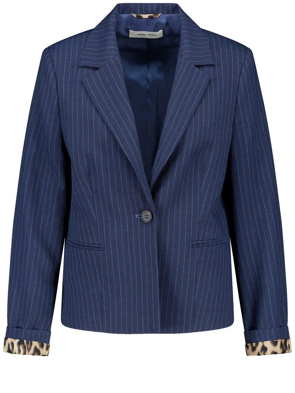 Blazer krijtstreepdessin Van Gerry Weber blauw