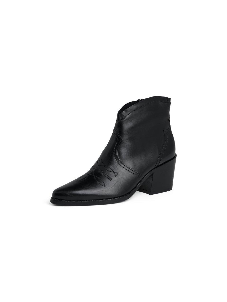 Paul Green 8110 Enkellaarsjes - Enkelboots met rits - Dames - Zwart - Maat 38,5