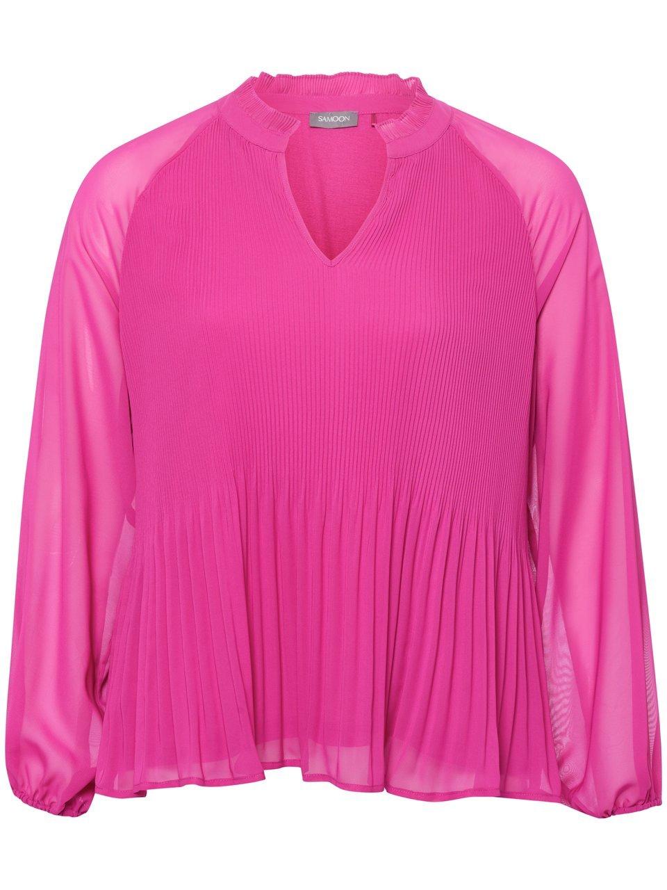 Blouse zonder sluiting Van Samoon pink