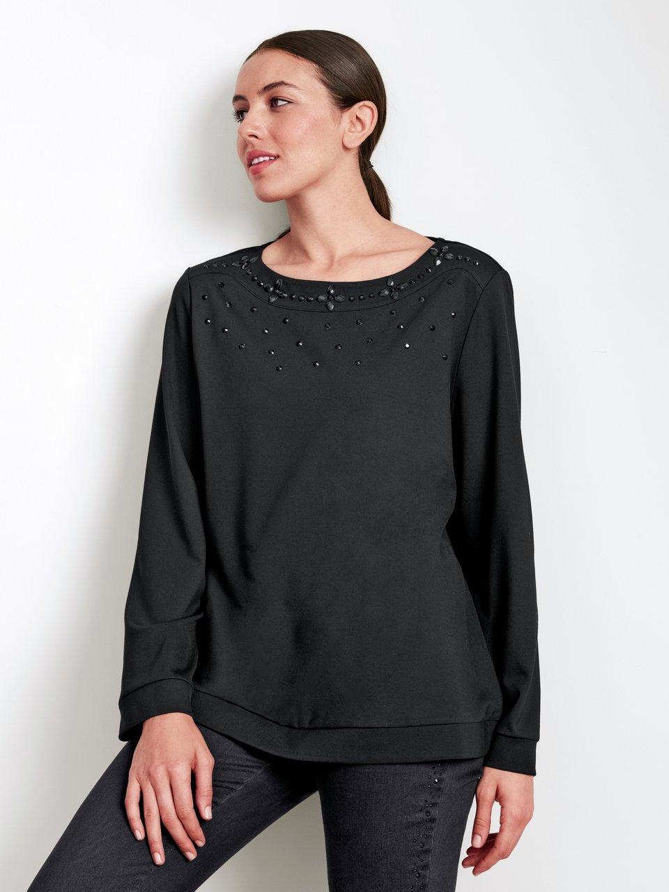 Samoon - Sweatshirt mit U-Boot-­Ausschnitt