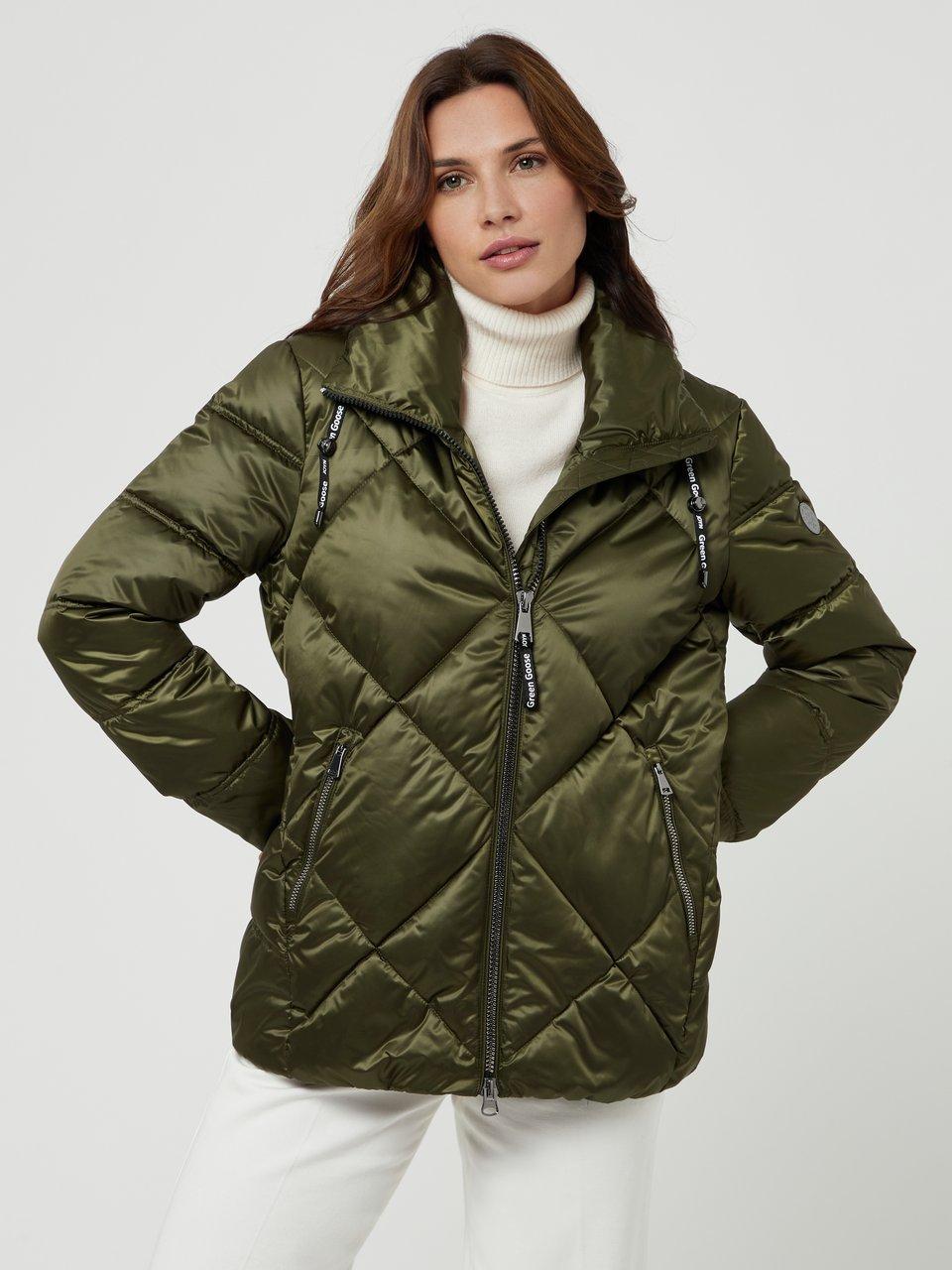 Green Goose Steppjacke Oliv