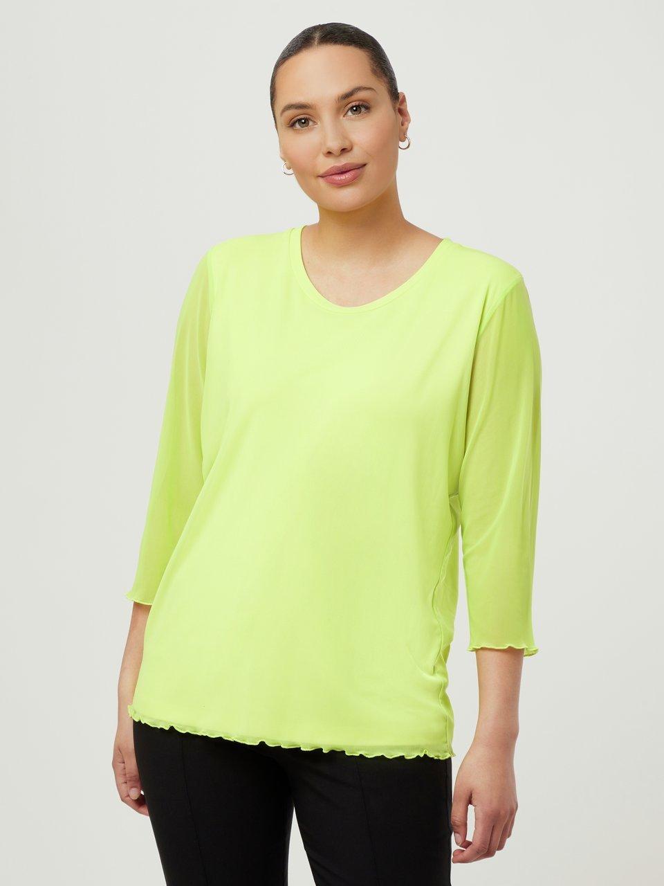 Casual T-shirt met lange mouwen voor dames, met ronde hals, stijlvol en