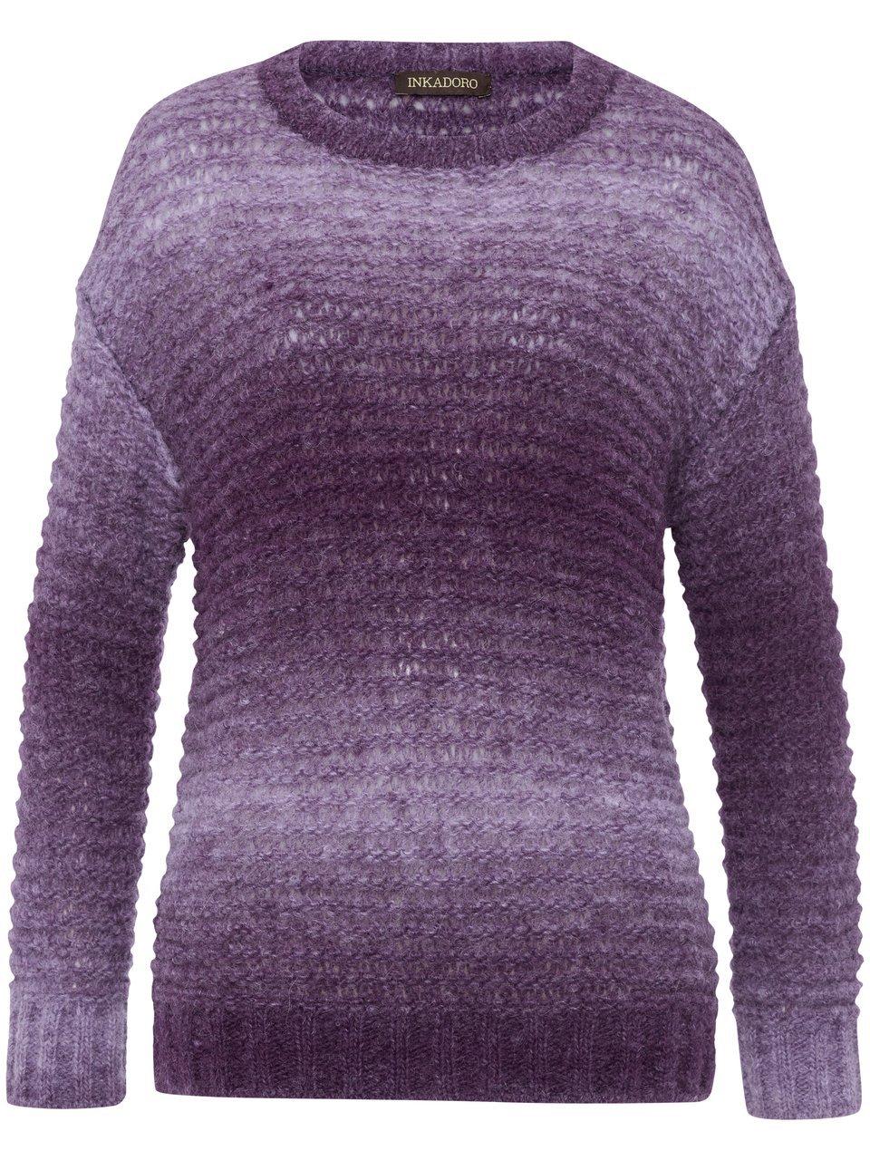 Rundhals-Pullover Inkadoro lila günstig online kaufen