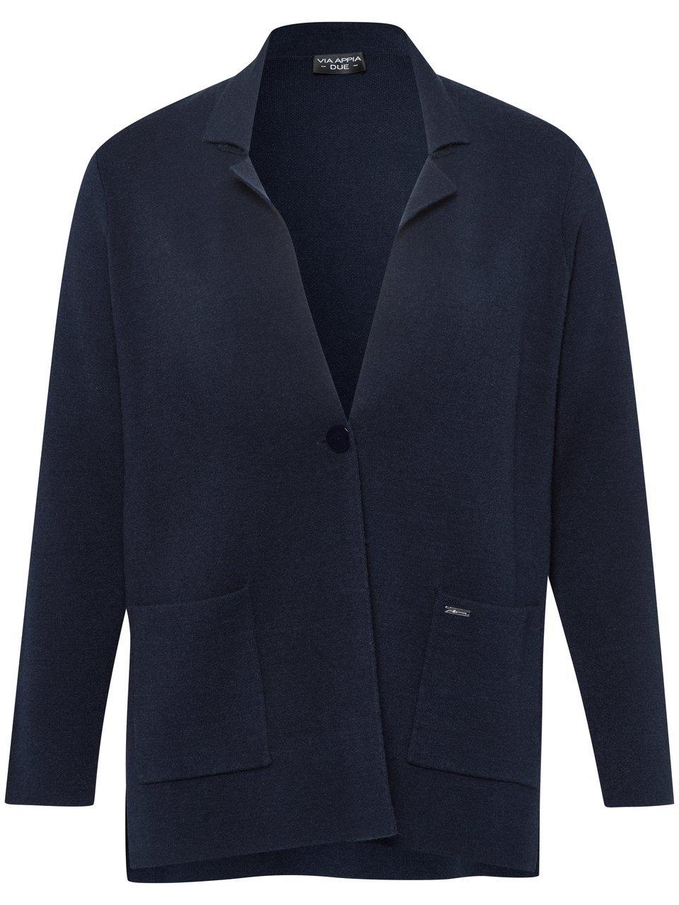 Tricotblazer Van Via Appia Due blauw