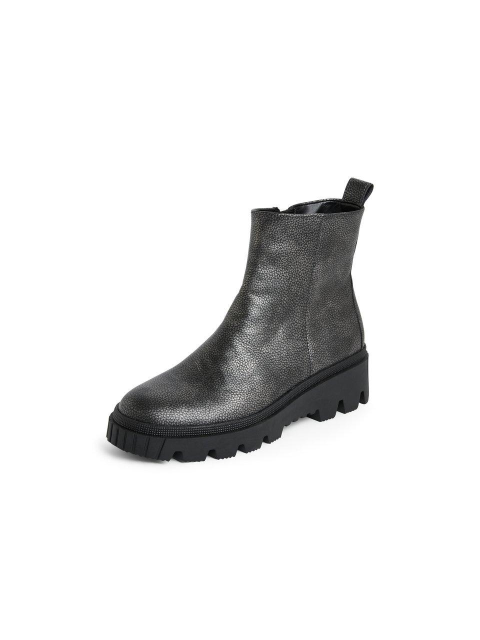 Gabor Les bottines Best Fitting gris argente metallise