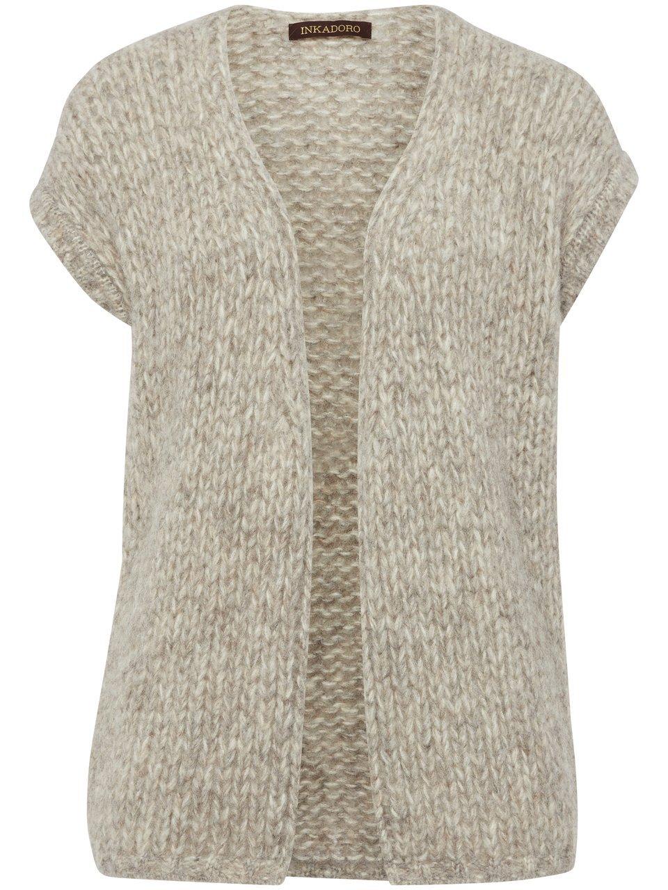 Mouwloos vest Van Inkadoro beige