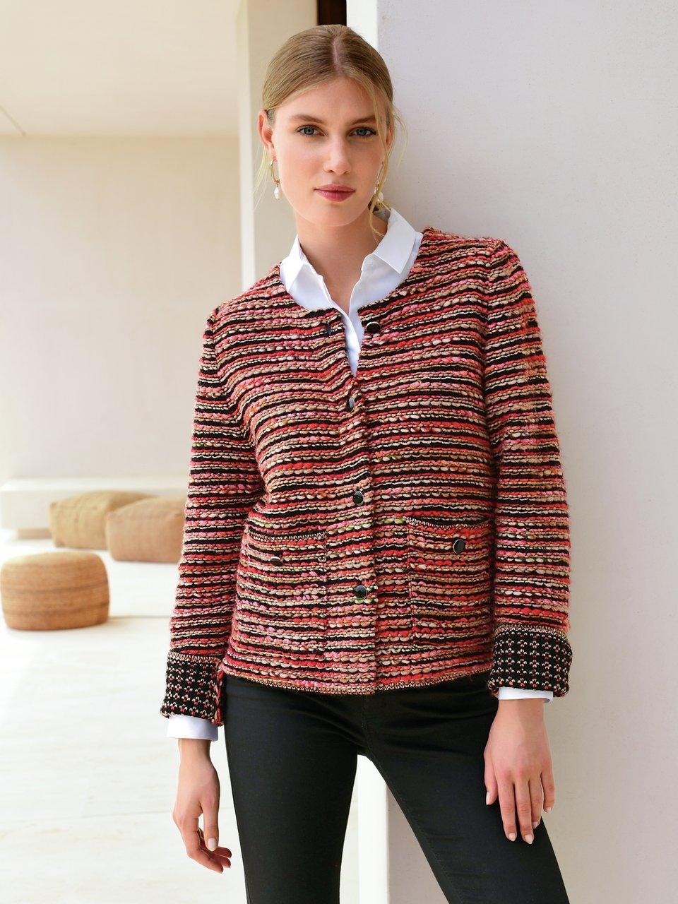 Rabe Le cardigan rouge multicolore