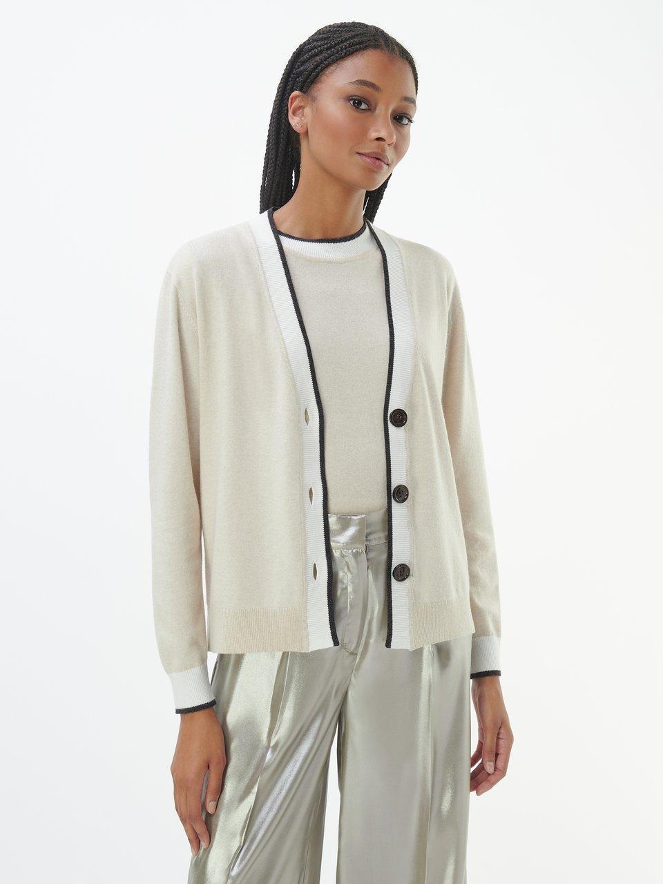 BASLER - Strickjacke mit V-Ausschnitt