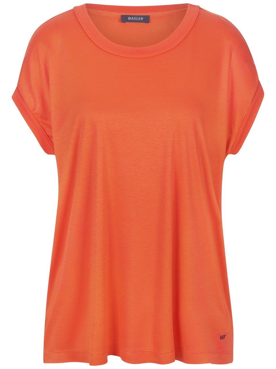 Materialmix-Shirt BASLER orange günstig online kaufen