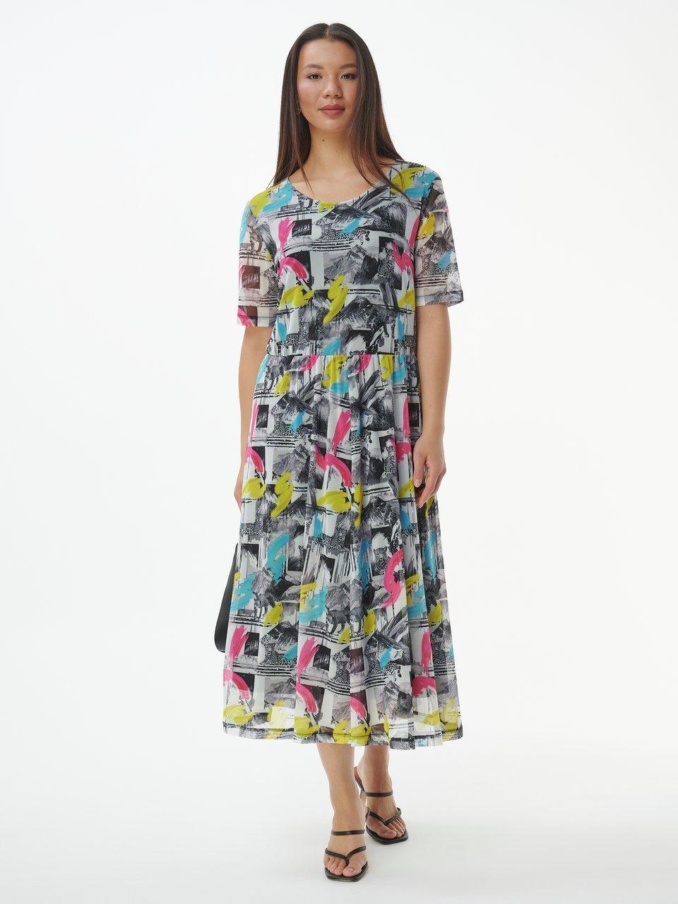 Emilia Lay - Mesh-Kleid mit Rundhals-Ausschnitt