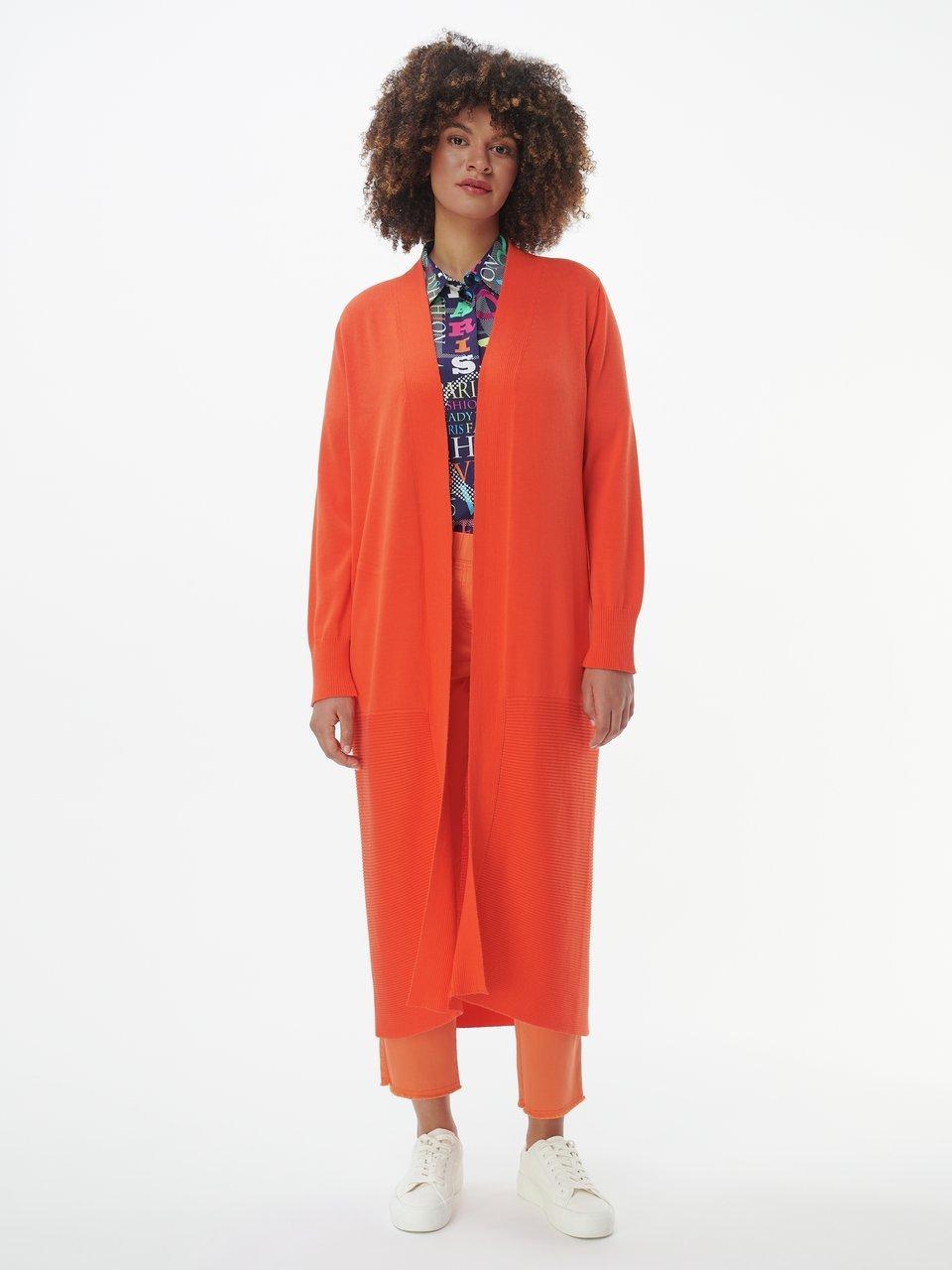 Emilia Lay - Long-Strickjacke