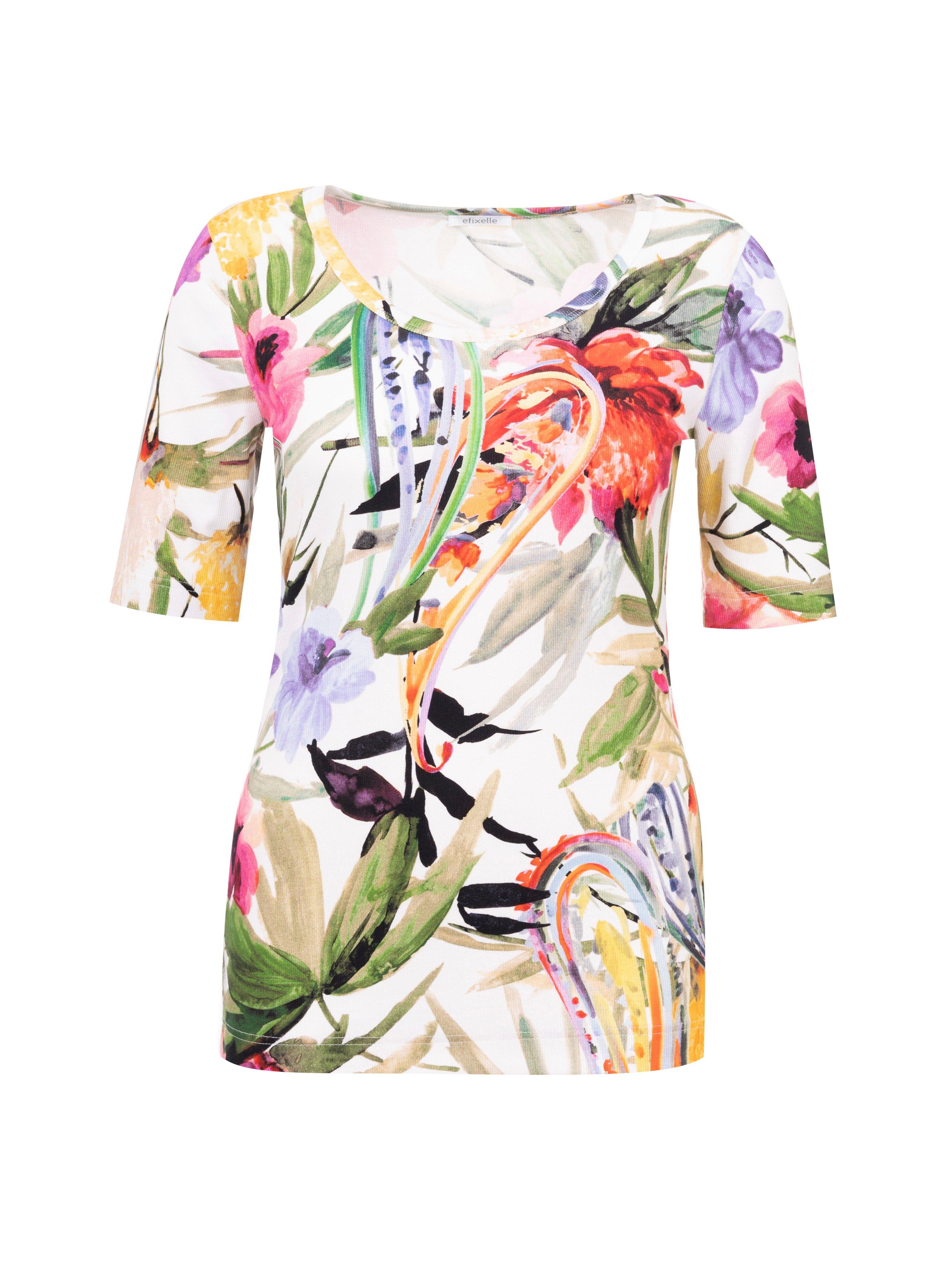 Efixelle - Rundhals-Shirt