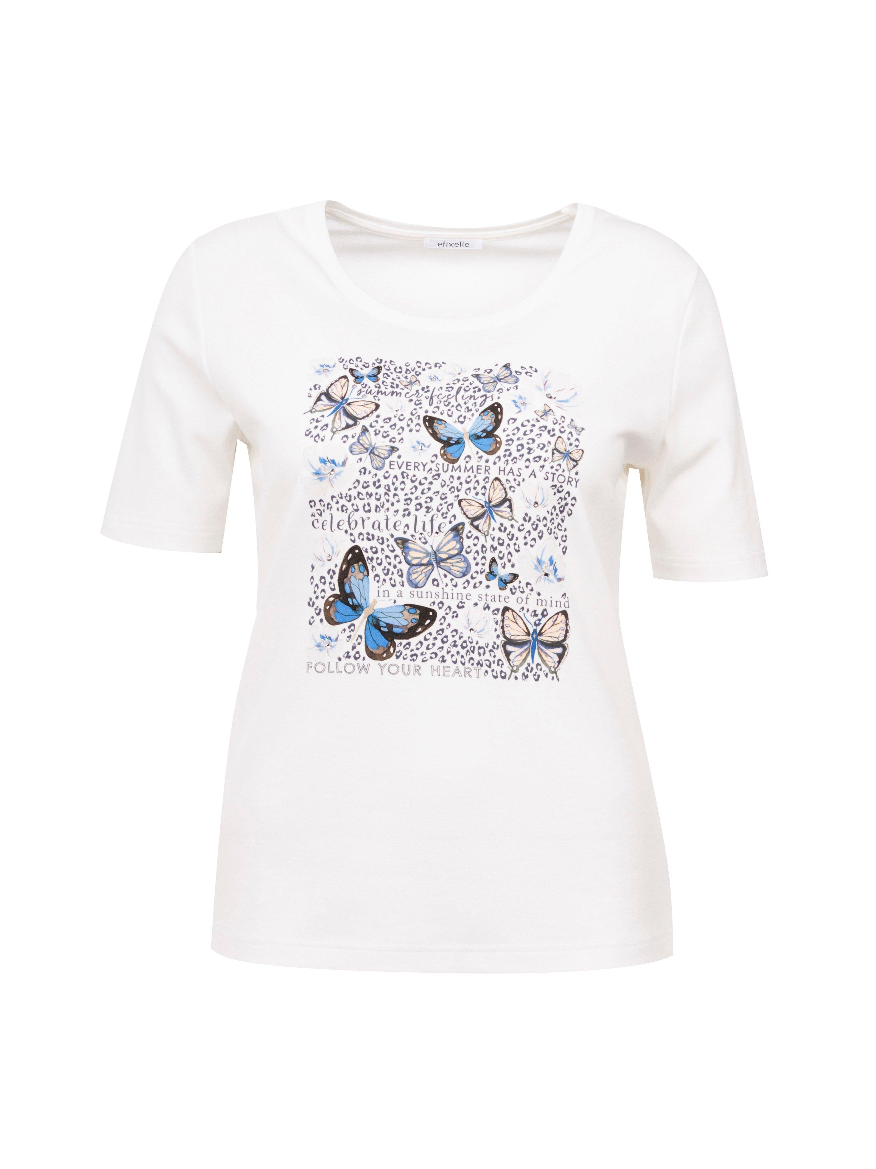 Efixelle - Rundhals-Shirt