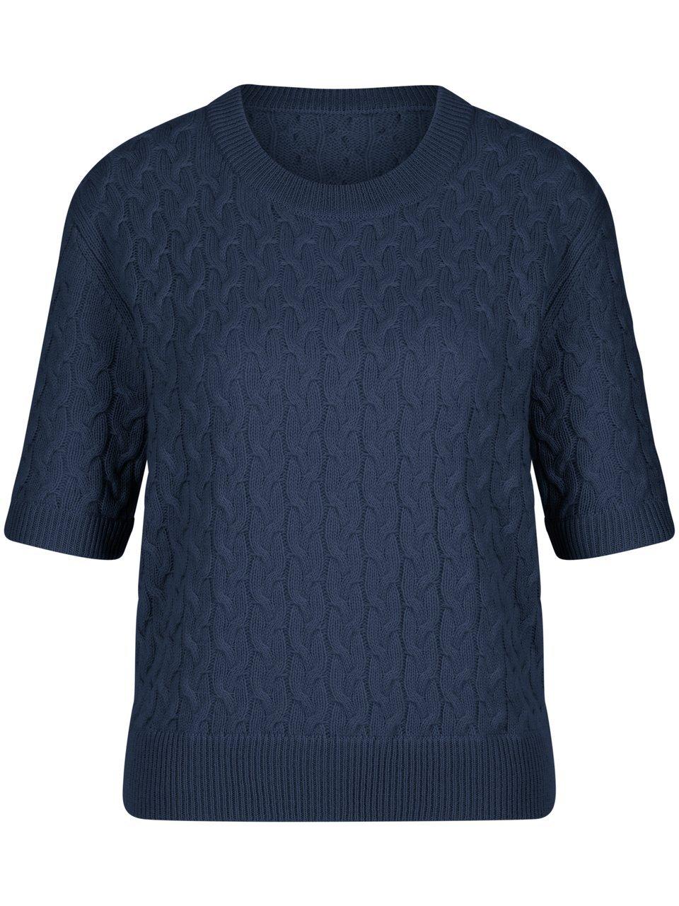 Rundhals-Pullover Peter Hahn Cashmere blau günstig online kaufen