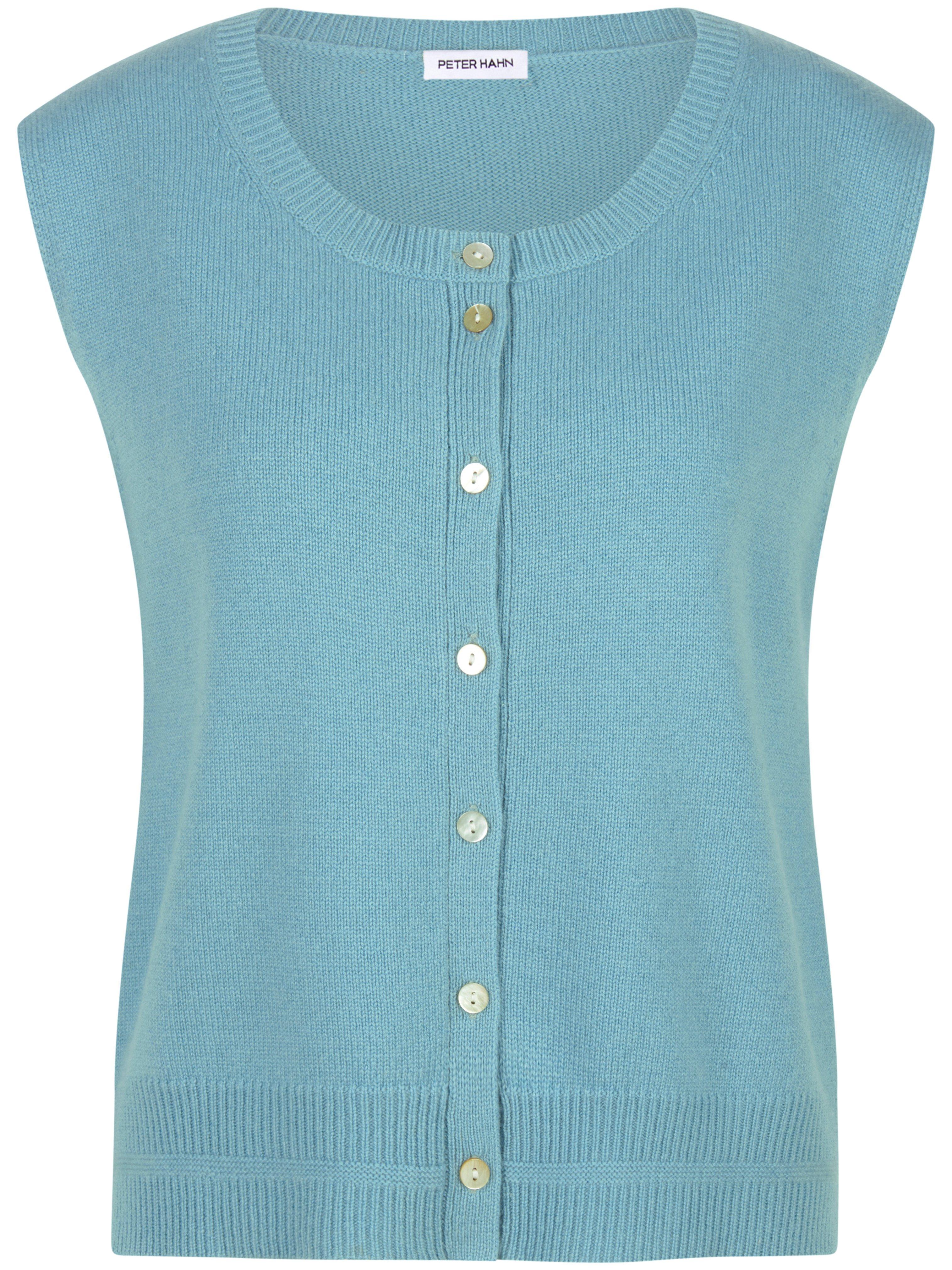 Strickweste Peter Hahn türkis günstig online kaufen