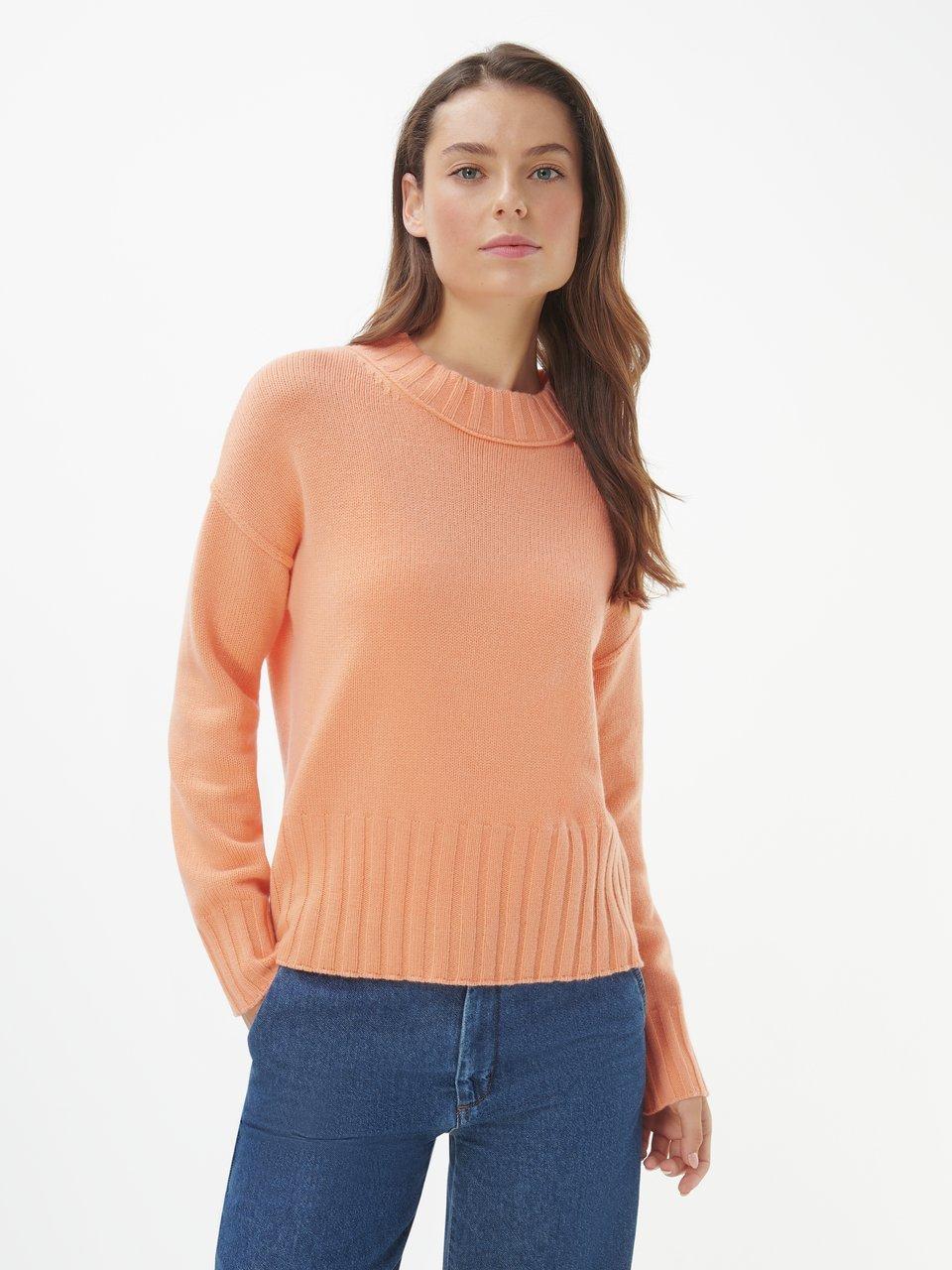include - Rundhals-Pullover aus Schurwolle und Kaschmir