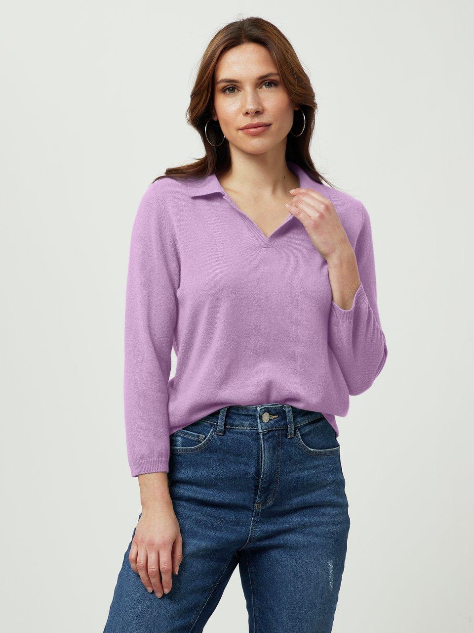 Peter Hahn - Polo-Pullover mit Kaschmir