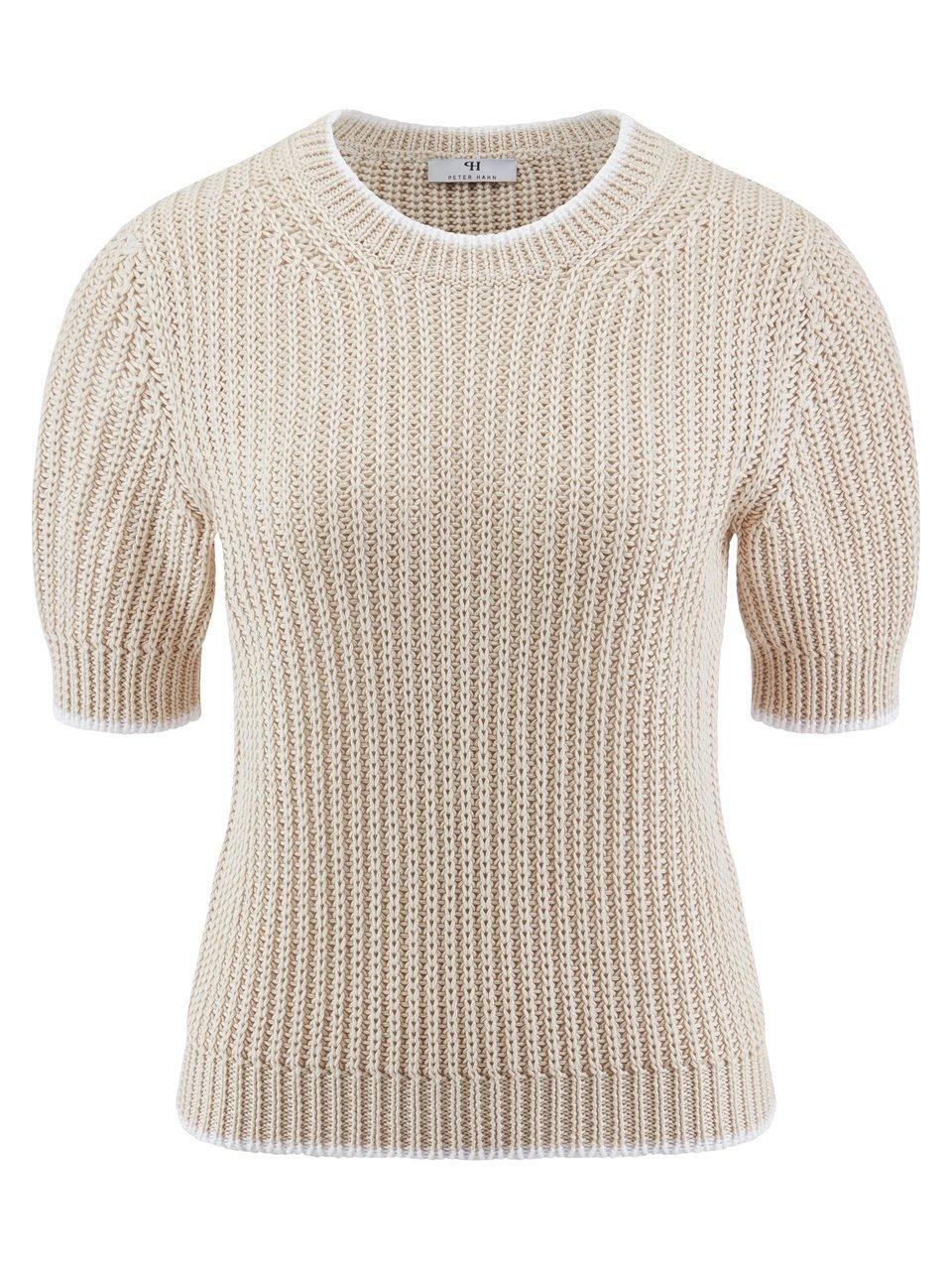 Rundhals-Pullover Peter Hahn beige günstig online kaufen