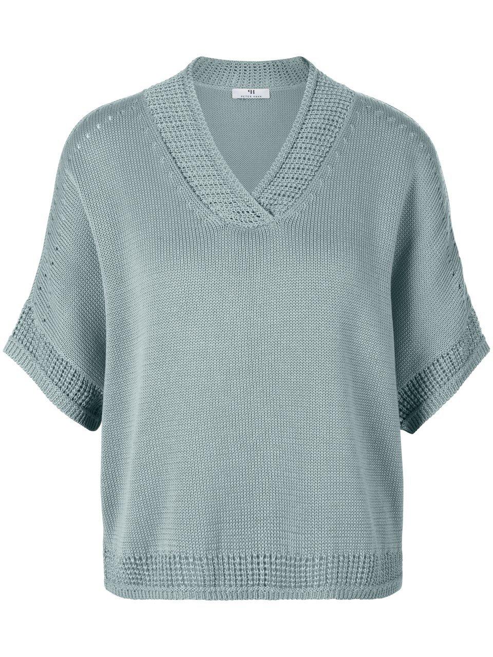 V-Pullover Peter Hahn blau günstig online kaufen