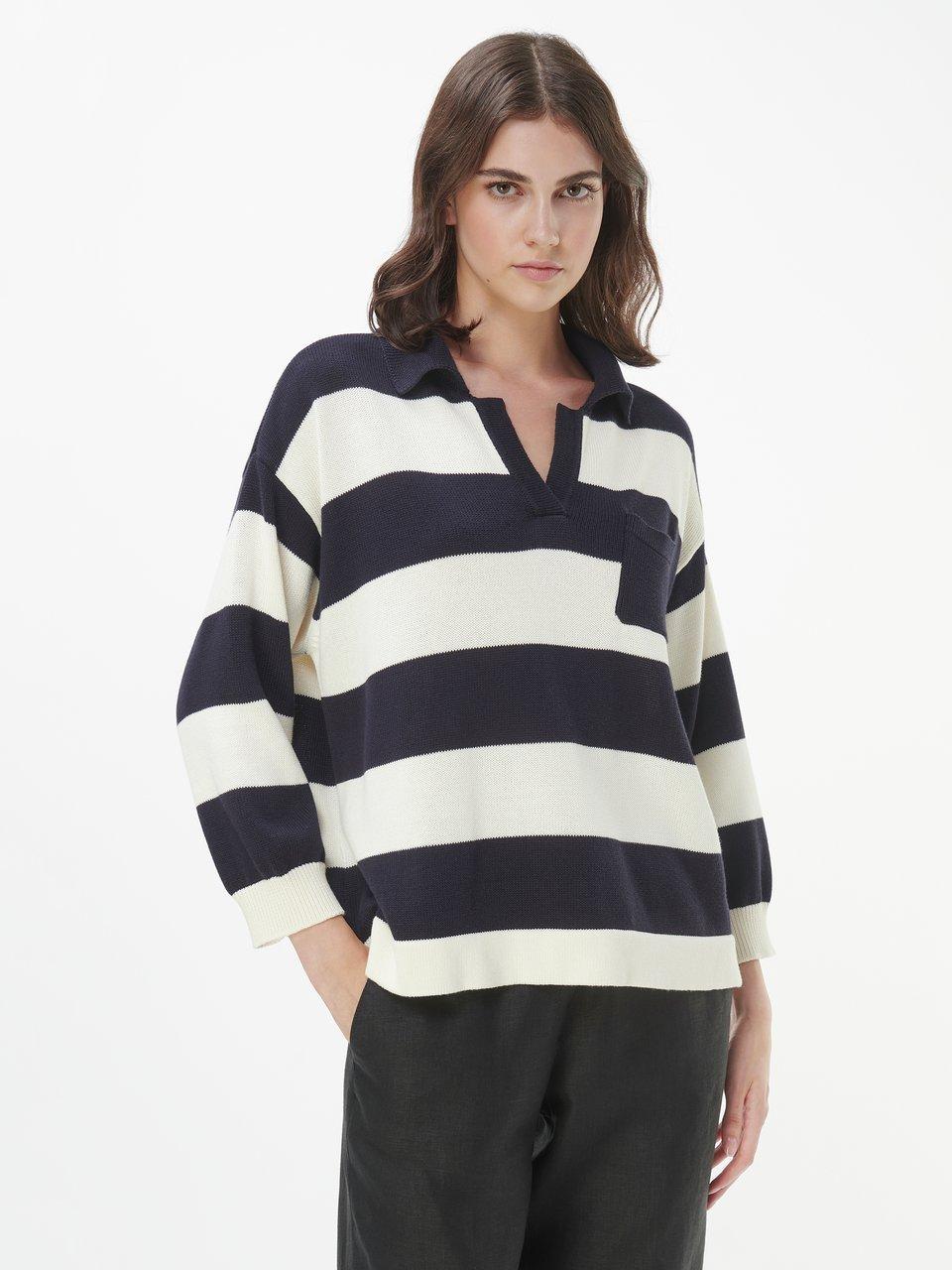 Peter Hahn - Polo-Pullover aus 100% SUPIMA®-Baumwolle