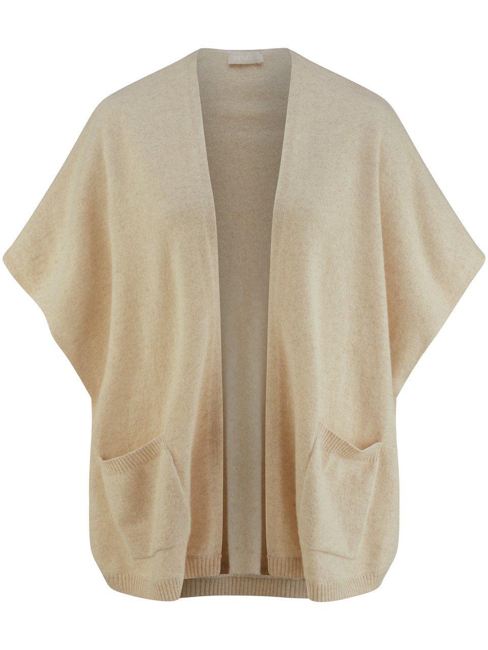 Vest aangeknipte mouwen Van include beige